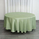 108" Sage Green Satin Round Tablecloth