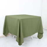 Dusty Sage Green Polyester Square Tablecloth 70"x70"