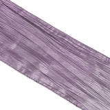 5 Pack | Violet Amethyst 6x106Inch Accordion Crinkle Taffeta Chair Sashes