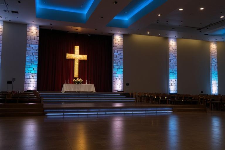 church decor- LED Wall decor