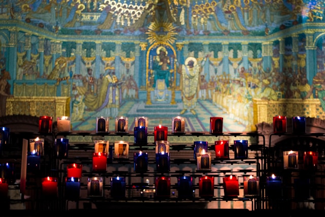 church decor- candles
