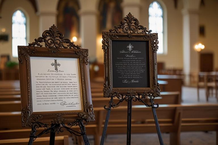 church decor- frames