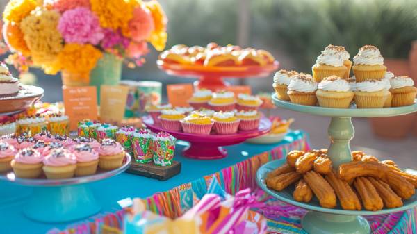cinco de mayo- fiesta dessert table