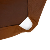 10 Pack Cinnamon Brown Spandex Fitted Banquet Chair Covers, Reusable Stretched Slip On Chair Covers