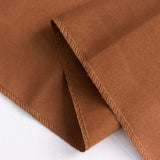 5 Pack Cinnamon Brown Polyester Chair Sashes - 6x108inch