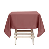 Cinnamon Rose Polyester Square Tablecloth 54"x54"