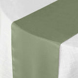 12x108inch Eucalyptus Sage Green Polyester Table Runner