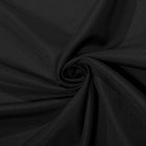 70"x70" Black Premium Polyester Square Table Overlay - 220GSM#whtbkgd