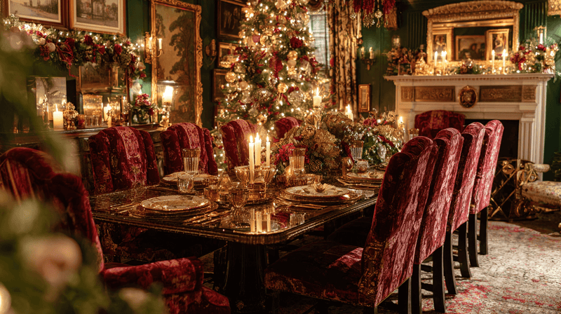 Classic Christmas Maximalist Decor