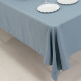 60"x102" Dusty Blue Premium Polyester Rectangular Tablecloth - 220GSM