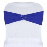 5 pack | 5"x12" Royal Blue Spandex Stretch Chair Sash