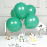 25 Pack | 12Inch Matte Pastel Hunter Emerald Green Helium/Air Latex Party Balloons