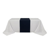 Wide Premium Polyester 24"x72" Table Runner Navy Blue - Sublimation Printable Banner#whtbkgd