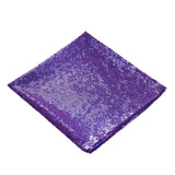 20x20Inch Purple Premium Sequin Cloth Dinner Napkin | Reusable Linen