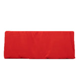 Red Fitted Premium Polyester Rectangle Tablecloth 6ft Table Cover