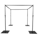 10ft | 4 Post DIY Photography Backdrop Stand, Wedding Arch Canopy Tent#whtbkgd