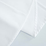 70" White Premium Polyester Round Tablecloth - 220GSM