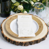 Natural Wood Chargers | Wood Slice chargers | Rustic Wedding