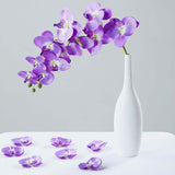 20 Flower Heads | 4inch Lavender Artificial Silk Orchids DIY Crafts