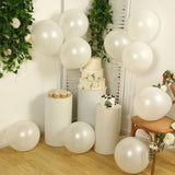 10 Pack White Biodegradable Balloons, 18" Thickened Extra Strong Eco-friendly Latex Helium Party Bal