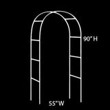 7ft Metal Wedding Arch, Flower Frame Arbor Backdrop Stand