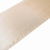 5 pack | 6" x 106" Beige Satin Chair Sash