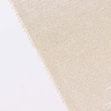 60x126inch Beige Shimmer Sequin Dots Polyester Tablecloth, Wrinkle Free Sparkle Glitter