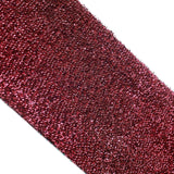 5 Pack | Burgundy Metallic Shimmer Tinsel Spandex Chair Sashes