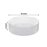 18inch Round Acrylic Transparent Fillable Display Box Cake Stand