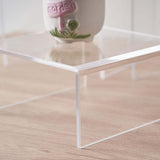 Set of 4 | Clear Acrylic Riser Cake Stand Set, Cupcake Dessert Display Stands - Assorted Size