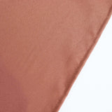 54" Terracotta (Rust) Premium Polyester Square Tablecloth - 220GSM