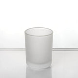 12 Pack | 2.5inch Frosted Glass Votive Candle Holder Set Tealight Holders