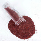 23g Bottle | Metallic Burgundy Extra Fine Arts & Crafts Glitter Powder#whtbkgd