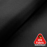 54x10 Yards Fire Retardant Polyester Black Fabric Bolt, DIY Craft Fabric Roll for