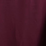 72"x120" Burgundy Polyester Rectangle Tablecloth, Reusable Linen Tablecloth