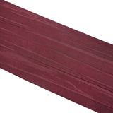 Pack of 5 | Accordion Crinkle Taffeta Chair Sashes - Burgundy