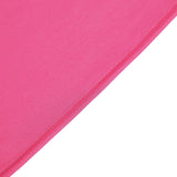 Set of 3 | Matte Fuchsia Spandex Fitted Chiara Backdrop Stand Cover For Round Top