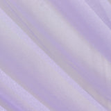 Light lavender sheer fabric draping with soft texture.