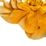 4 Pack | 16inch Large Metallic Gold Real Touch Artificial Foam DIY Craft Roses