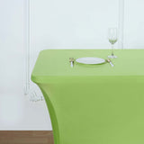 6ft Apple Green Spandex Stretch Fitted Rectangular Tablecloth