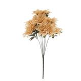 2 Bouquets | 20inch Champagne Artificial Silk Dahlia Flower Spray Bushes