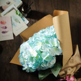 5 Bushes | Baby Blue Artificial Silk Hydrangea Flower Bouquets