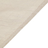 5 Pack | Beige Slubby Textured Cloth Dinner Napkins, Wrinkle Resistant Linen | 20x20Inch