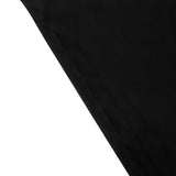 Black Cotton Blend Rectangular Tablecloth 60x102inch