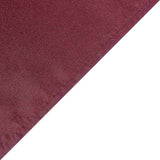 Burgundy Polyester Square Tablecloth 90x90 Inch