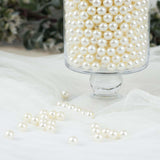 1000 Pack | 10mm Glossy Ivory Faux Craft Pearl Beads & Vase Filler