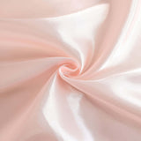 8ftx10ft Blush Rose Gold Satin Formal Event Backdrop Drape, Window Curtain Panel#whtbkgd