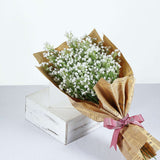 12 Stems | 22inch White Artificial Silk Babys Breath Gypsophila Flowers