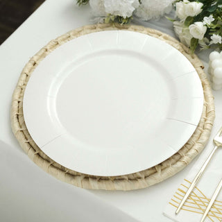 Versatile and Multipurpose Round Serving Tray