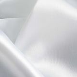 5 pack - 6 inch x 106" inch White Satin Chair Sashes